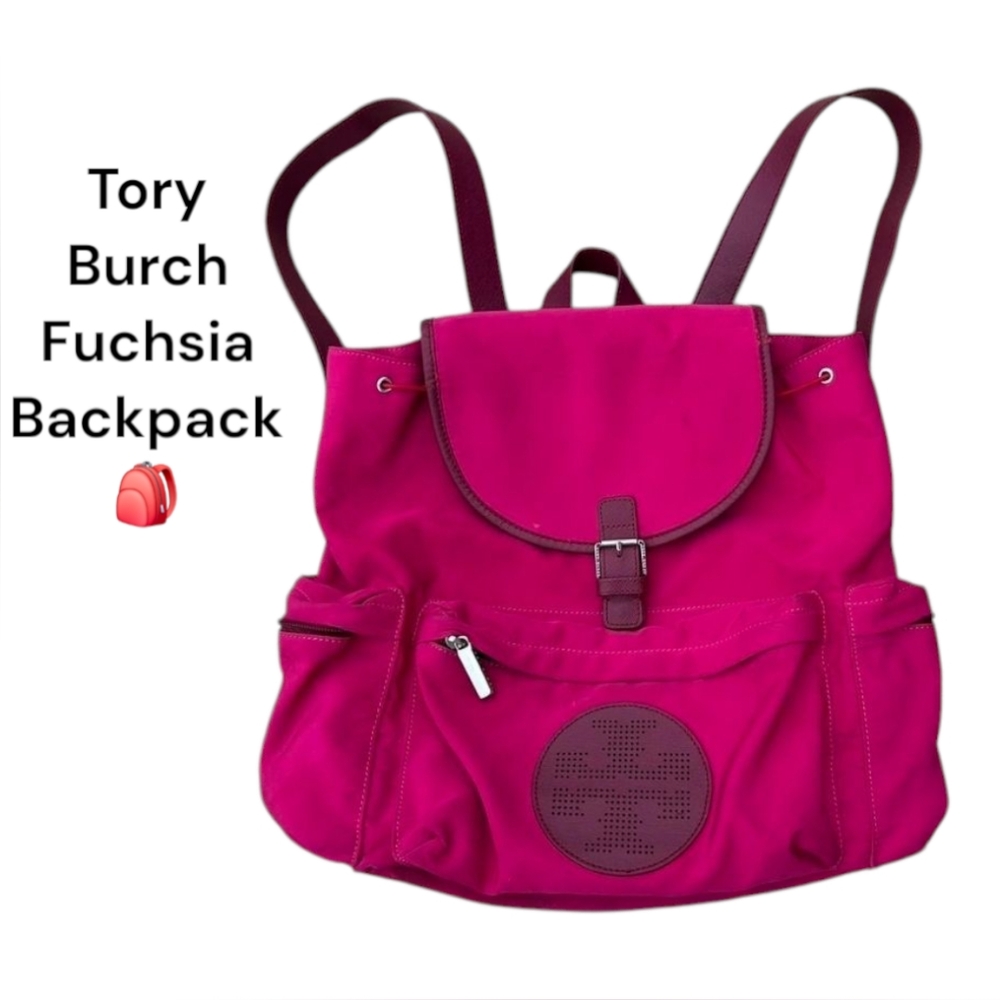 Tory Burch Fuchsia Backpack